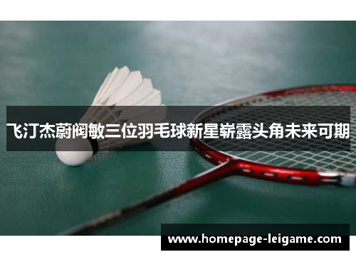 飞汀杰蔚阀敏三位羽毛球新星崭露头角未来可期 飞汀杰蔚阀敏三位羽毛球新星崭露头角未来可期